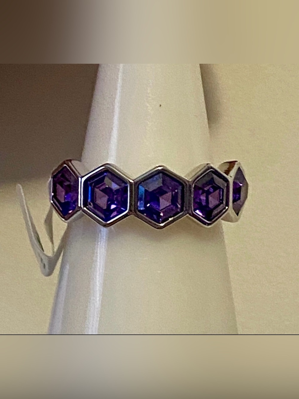 Bomb Party Dark Purple Topaz Ring